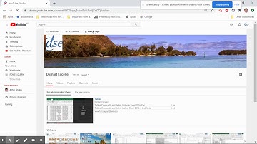 BSE & NSE stock exchange index from excel video manage