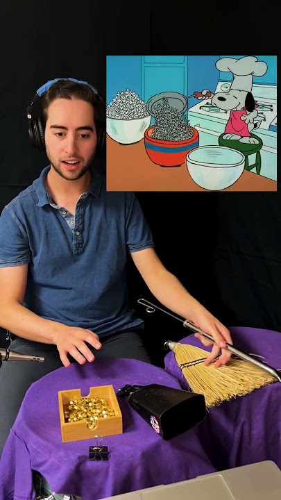 The Snoopy Cooking Scene With Just Sound Effects