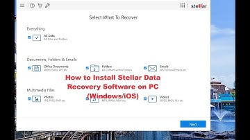 How to Install Stellar Data Recovery Software Windows PC Tutorial for Beginners