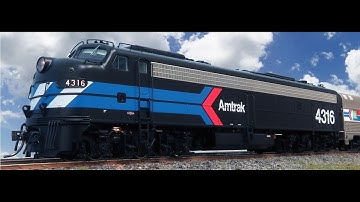 Lombard Hobbies [Product Preview] Rapido HO EMD E8A Amtrak - Early Black Scheme: #4316