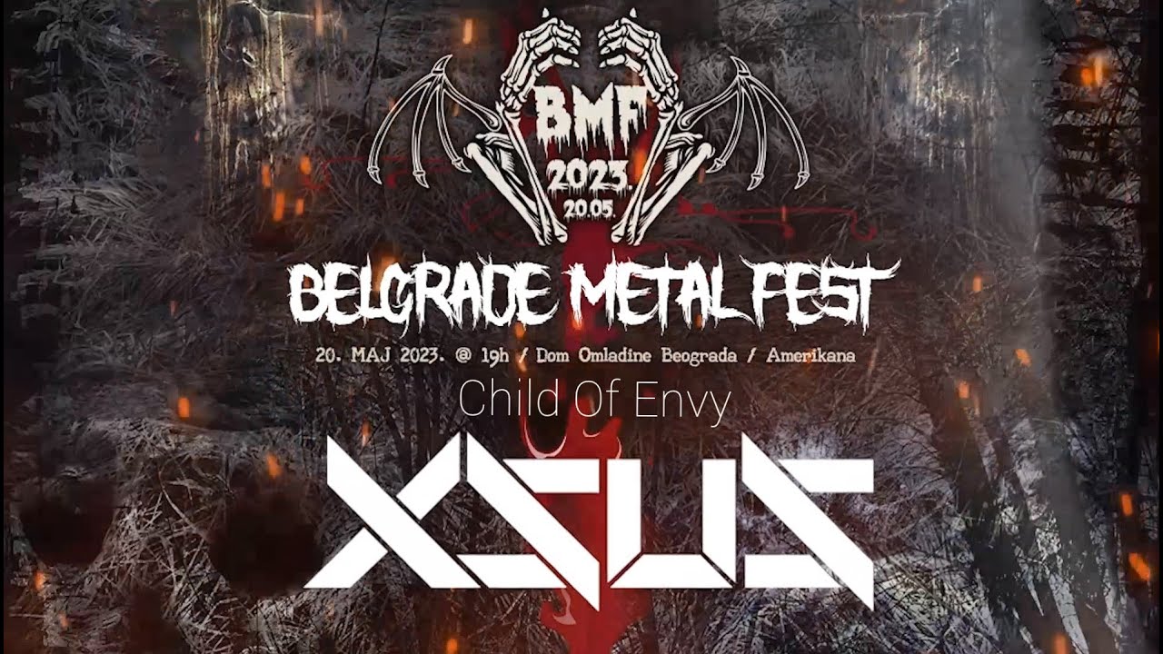 XSUS Live @ Belgrade Metal Fest - Child Of Envy & Resistance Is Futile 2023
