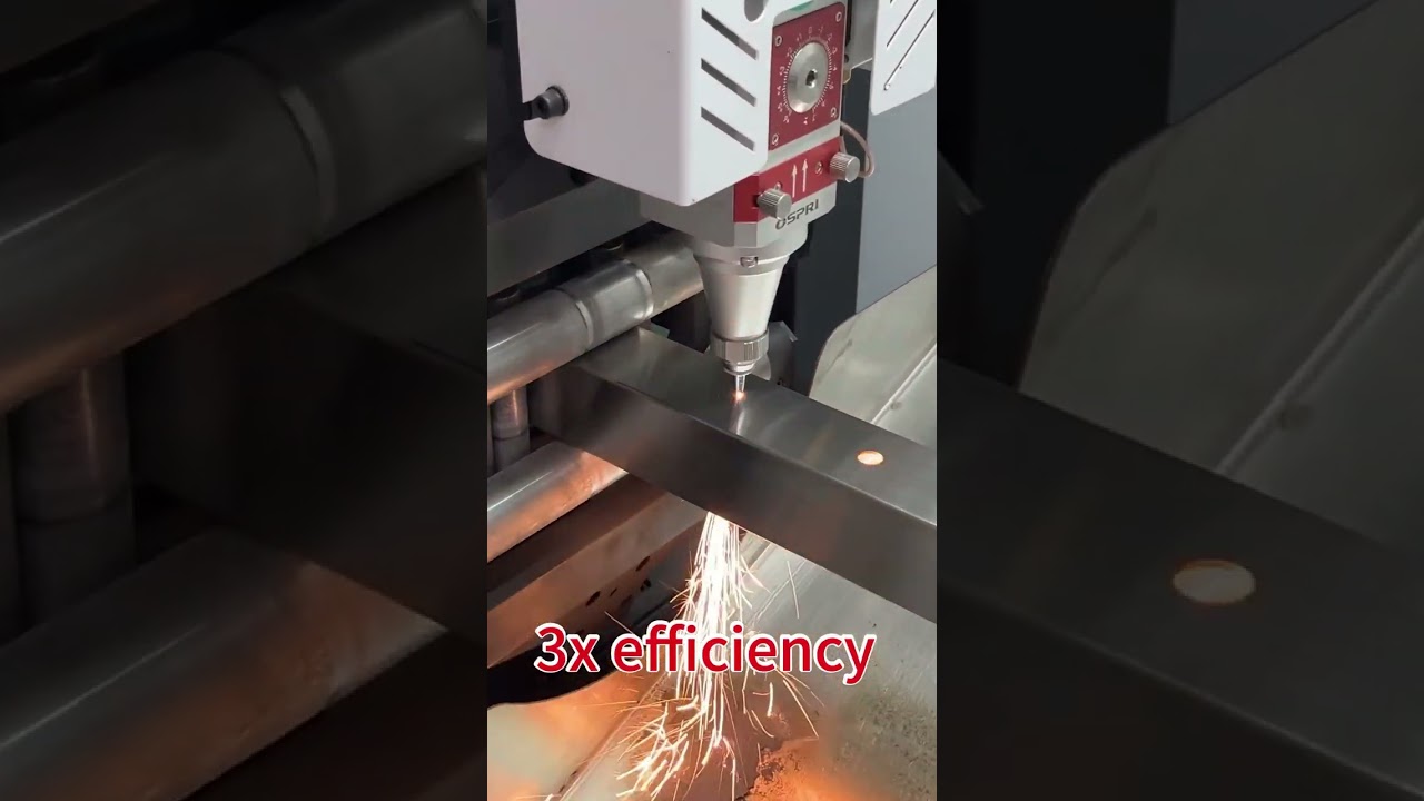 Laser tube cutting machines are 3 times faster than traditional equipment!