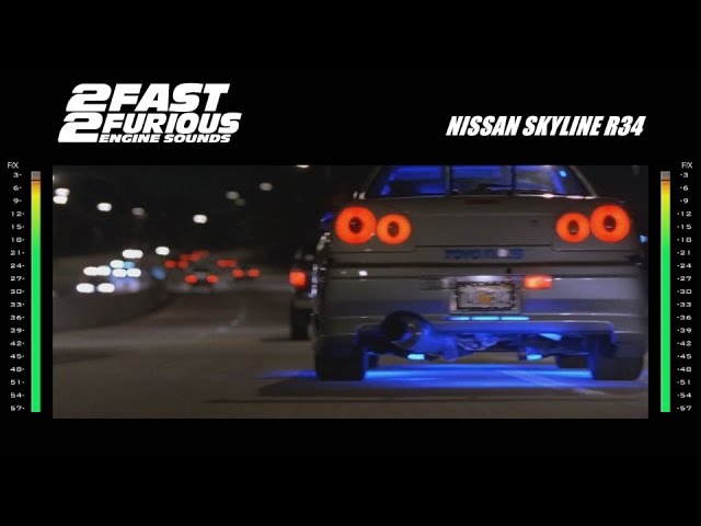 2 Fast 2 Furious: Engine Sounds - Nissan Skyline class=