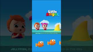 Dance with Jill in the Ocean Song | Little Angel Kids Cartoons and Nursery Rhymes #shorts #babyshark