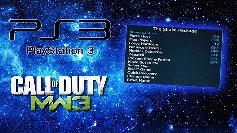 🤩[MW3/PS3] The Shake Package INSANE Trickshotting SPRX DEX Menu + Custom In-game Background (FREE)🤩