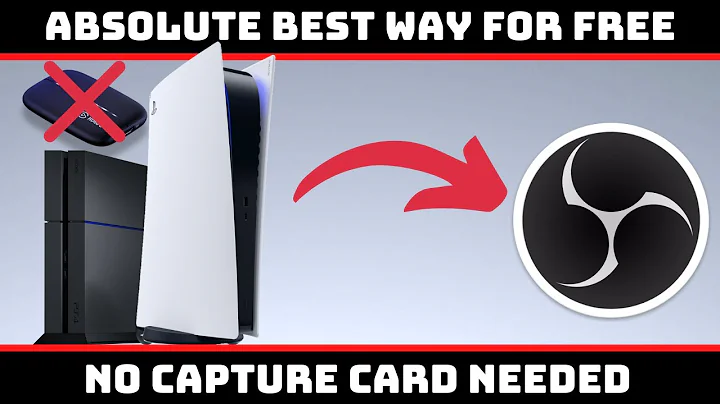 The ABSOLUTE BEST WAY To Stream PS5 With OBS [Without A Capture Card]