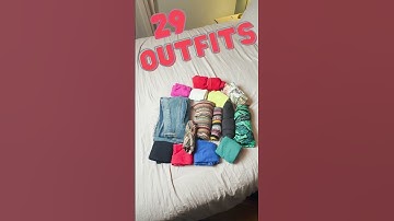 40 outfits in 1 packing cube! Tahiti capsule wardrobe 😍 #shorts #packingtips #carryononly