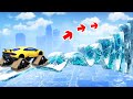 هل تستطيع شاحنة عملاقة السير على الجليد في GTA 5؟ - تجربة GTA 5