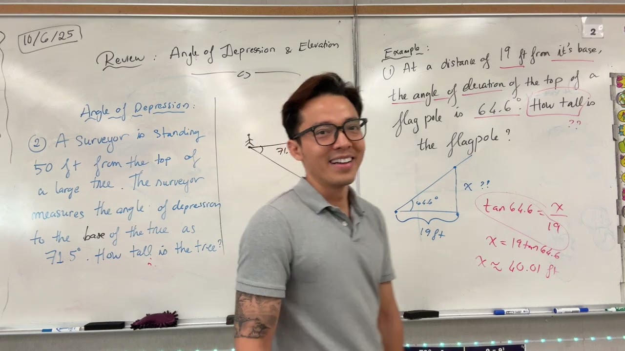 Extra Lesson - Angle of depression & elevation