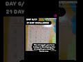 # Day 6/21 #21dayschangeyourlife  #motivation #study #youtubeshorts #shortvideo #shorts