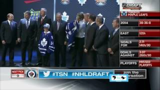 Toronto Maple Leafs Draft William Nylander LIVE 6 27 14