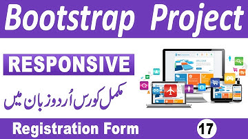 Bootstrap 4 Login Form Tutorial In Urdu | Bootstrap 4 Styling Form | Bootstrap 4 Registration Form