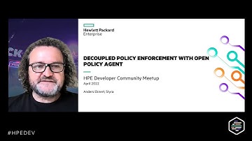 Decoupled policy enforcement with Open Policy Agent