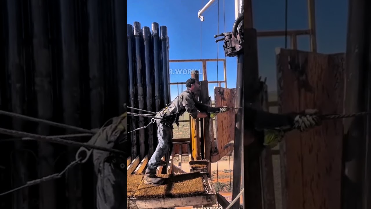 Derrickman Pulling Pipe 