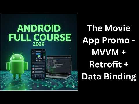 (197) Movie App Promo | MVVM + Retrofit + Data Binding | Android Course