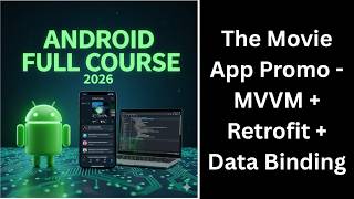 (197) Movie App Promo | MVVM + Retrofit + Data Binding | Android Course