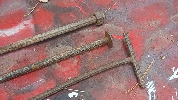 Staking Traps with Rebar 