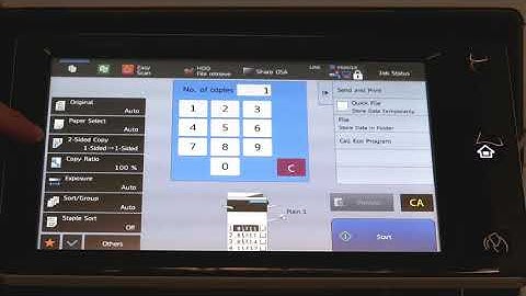 How to Make a Copy with Your Sharp MFP