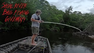 SHOAL RIVER BASS FISHING (GIVEAWAY VIDEO)