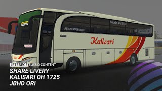 Share Livery Bus Kalisari OH 1725 • Jbhd Ori | BUSSID screenshot 4