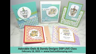 Adorable Owls LIVE Class Replay