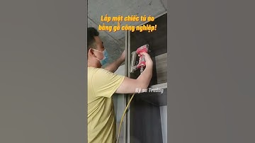 Lặp 1 chiếc tủ áo Gỗ Công Nghiệp #woodworking  #funiture #craftsman #craft #sanxuattinhgon