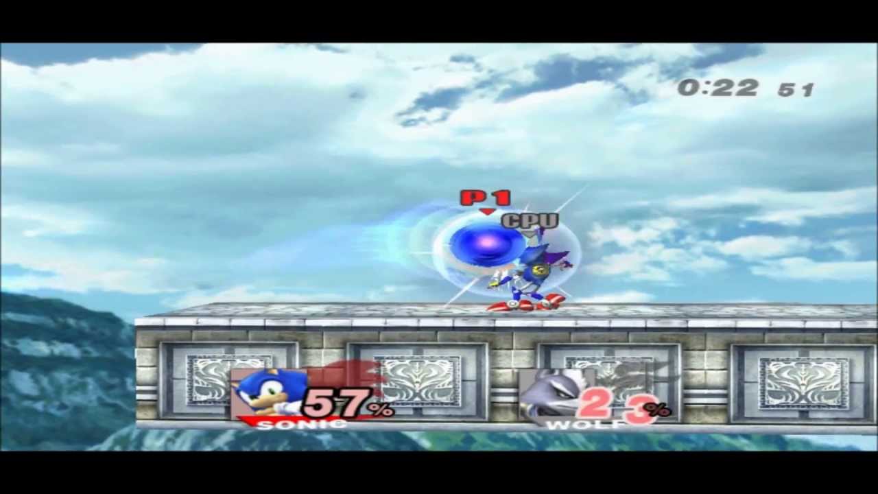 Super Smash Bros. Brawl - Sonic vs Metal Sonic (Dolphin Emulator)