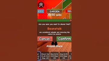 30/50 subs and I’ll delete my beanstalk!!!