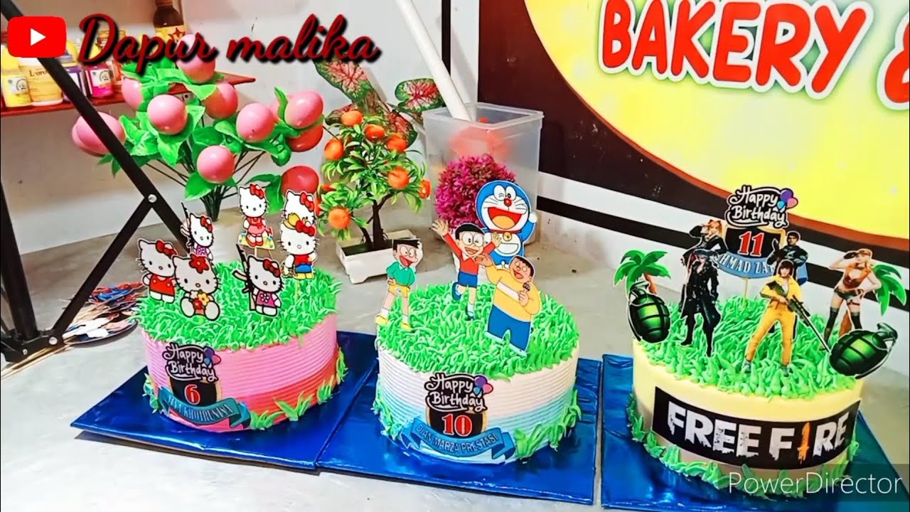 Cara buat kue ulang tahun topper buat sendiri dengan kertas foto lebih ...