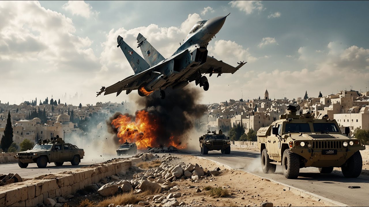 Иранские истребители направляются к укреплениям израильской армии на Иерусалимском холме. Что