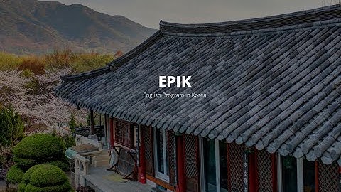 EPIK - English Program in Korea Promotion Video