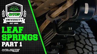Leaf Springs Decoded: Exploring Types, Mechanics, and Performance | WTDU Part 1