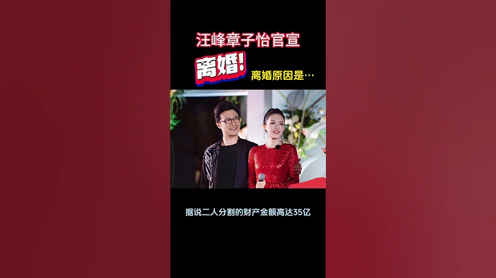 汪峰章子怡官宣离婚！他俩经常被传离婚，这次终于是真的了！🤭 - 天天要闻