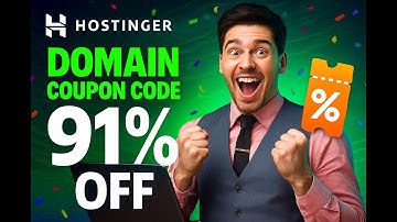 Hostinger Domain Coupon Code 2025 - 91% Coupon Code Black Friday Double Discount