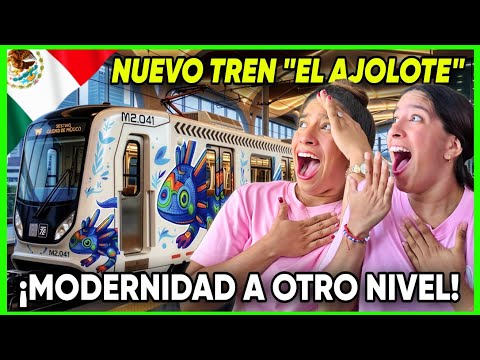 ¡Mexico vive en el 2050🇲🇽🤯! El nuevo TREN ligero El Ajolote es un SUEÑO😱 ¡CUBA está lejos de esto😢!
