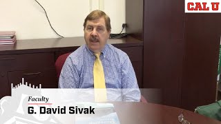 Faculty Showcase: G. David Sivak - Psychology