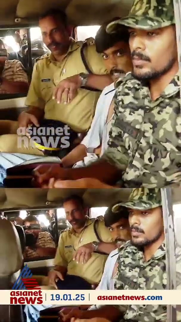 മാധ്യമങ്ങളെ നോക്കി ചുംബന ആംഗ്യം കാണിച്ച് അമ്മയെ വെട്ടിക്കൊന്ന കേസിലെ പ്രതി