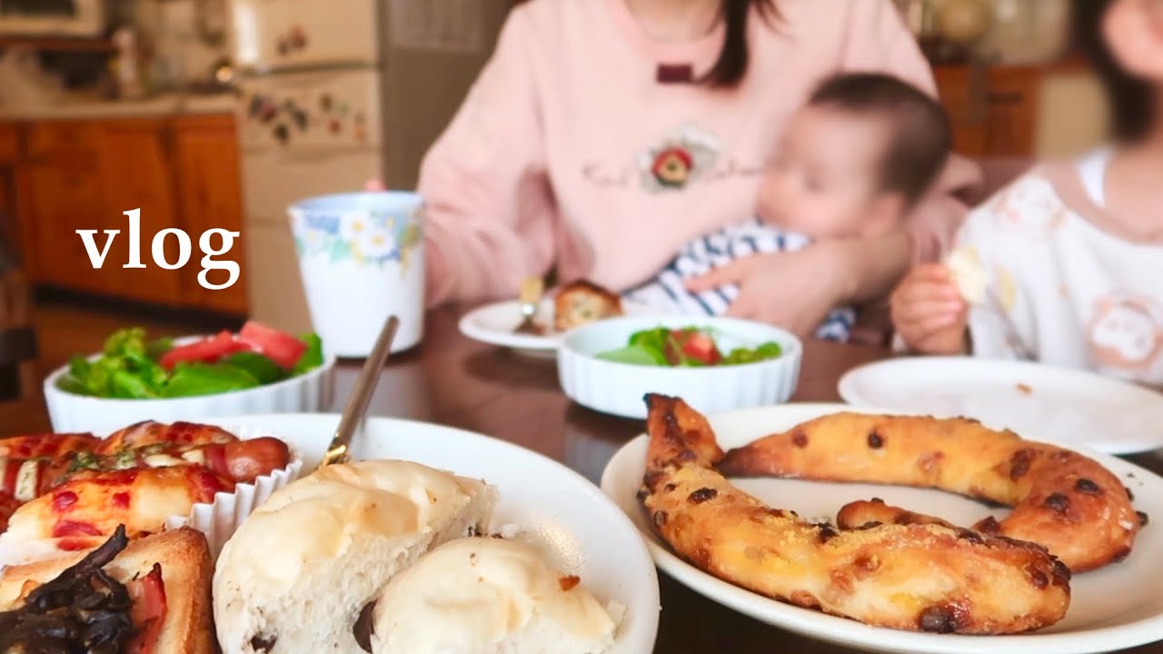 【vlog】実家で過ごした3日間🐻🌱 道の駅へ行ったりいちごサンドを作って食べる🍓主婦の日常