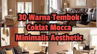 Cat Tembok Warna Coklat Mocca Minimalis Aesthetic || #cattembokmocca #cattembok #catdasar