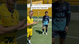Famous Corner Kick Tutorial | with Pro Footballer Wealth