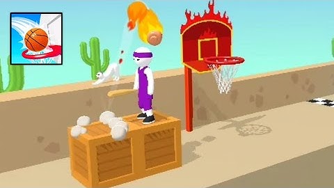 Bounce Dunk !! NewGame Part 8✨ All Levels 93-96 Max Gameplay Android ios Games Full Screen 🆙 🔝