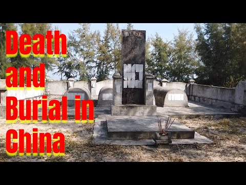 Chinese Grave Sites With Open Graves | Chinese Burial Customs