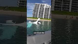 Bodycam shows dramatic moments after plane crashes off Boca Raton's coast