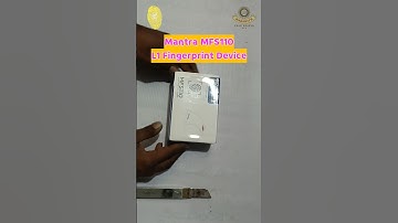 Mantra MFS110 Biometric Device | L1 Fingerprint Device Unboxing | #unboxing #shorts #mantra
