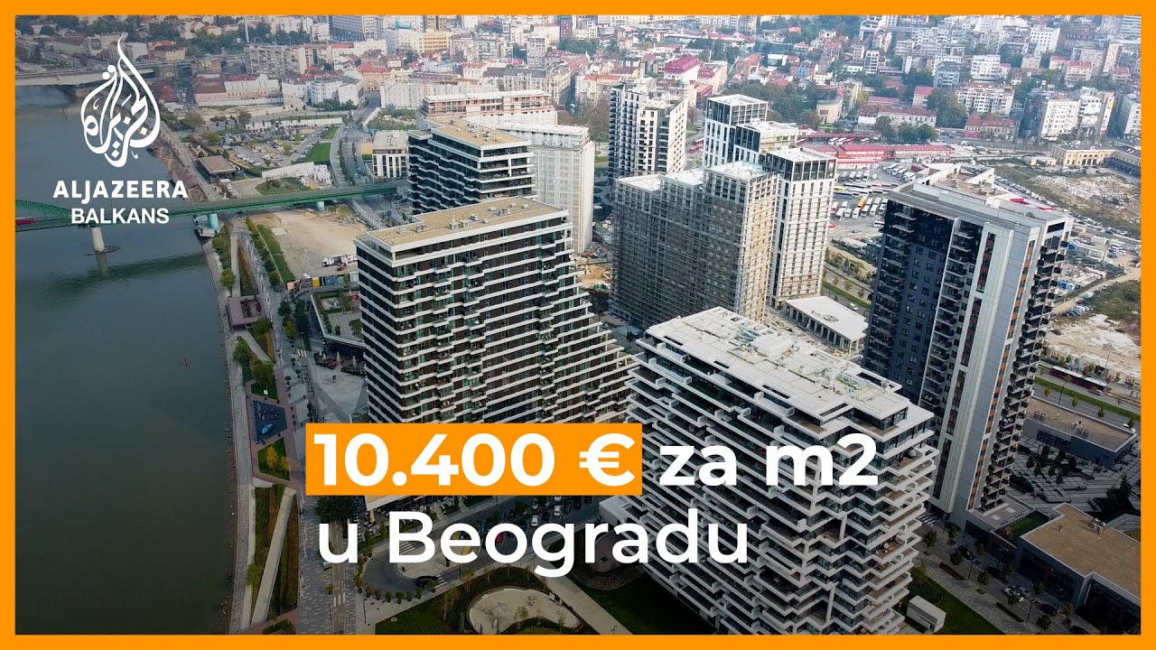 تم بيع أغلى متر مربع في بلغراد على الواجهة البحرية مقابل 10400 يورو.