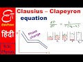 Clausius - Clapeyron Equation in Thermodynamics | video in HINDI