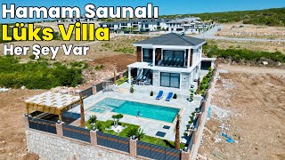 Bu Villada Her Şey Var Hamam Saunalı Lüks Villa Turu Didim E-666