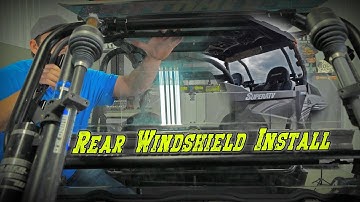 Rear Windshield Install | Polaris RZR XP 1000/RZR XP Turbo | How To | SuperATV