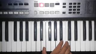 Pero que felicidad melodía en teclado nota fa mayor •DSR_Pianista• chords