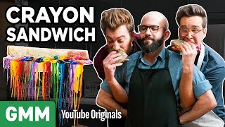 The Simpsons' Grilled Crayon Sandwich ft. Binging With Babish